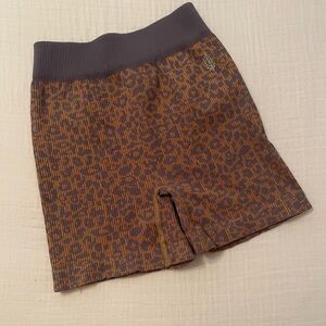 FP Movement by Free People Brown and Grey leopard print Prajna shorts